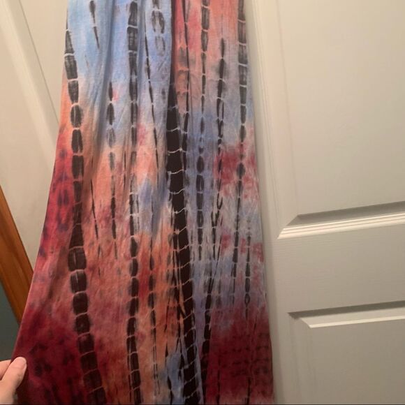 Fashion Nova Tie Dye One Shoulder Maxi Dress A+ Ellen Side Slit XS Bundle - Picture 2 of 5